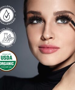 Alternative view of 3D Black Mascara for Volume & Length - Eyelash Growth Nourishing Base, Black Mascara Gel & Dry Fibers to create 3D Lengthening Effect. Non-Toxic & Cruelty Free by Simply Naked Beauty
