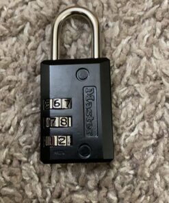 Master Lock Combination Padlock, 1, Black 31 81Xyfw cSAL