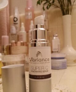 Vibriance Super C Serum for Mature Skin Made in the USA, All-In-One Formula Hydrates, Firms, Lifts, Targets Age Spots, Wrinkles, & Smooths Skin, The Original Serum - 1 fl oz (30 ml), Pack of 1 1 Fl Oz (Pack of 1) 33 81Xz0KLQ uL