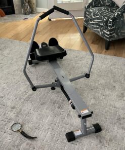 Sunny Health & Fitness Smart Compact Full Motion Rowing Machine, Full-Body Workout, Low-Impact, Extra-Long Rail, 350 LB Weight Capacity and Optional SunnyFit® App Enhanced Bluetooth Connectivity SF-RW5639 46 81XzSTgJ6tL