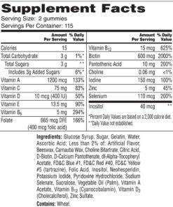 One A Day Men’s Multivitamin Gummies, Multivitamin for Men with Vitamin A, C, D, E, Calcium & More To Support Healthy Muscle Function, Gummies, 230 Count 26 81XzXVhN4BL