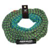 Airhead 2 Section Tow Rope | 1-4 Rider Towable Tube Rope, Dual Sections, 4,150lb Break Strength, 50 ft and 60 ft Options, Rope Keeper Included 70 81Y DRDISYL