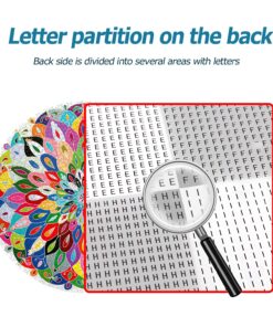 Bgraamiens Puzzle-Blooming Color-1000 Pieces Gradient Puzzle Color Challenge Blue Board Round Jigsaw Puzzles 35 81Y23bsEvtL