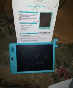 KOKODI LCD Writing Tablet 8.5-Inch Colorful Doodle Board, Electronic Drawing Tablet Drawing Pad for Kids, Educational and Learning Kids Toys Gifts for 3 4 5 6 7 8 Year Old Boys and Girls(Blue) Blue 25 81Y3itLsUJL