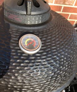 DOZYANT BBQ Charcoal Grill Smoker Temperature Gauge Pit Barbecue Thermometer Fahrenheit and Heat Indicator for Meat Cooking Port Lamb Beef, Stainless Steel Temp Gauge 2.38" 45 81Y4HrA7R4L