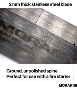 Morakniv Eldris Fixed-Blade Pocket-Sized Knife with Sandvik Stainless Steel Blade and Plastic Sheath 2.2-Inch. Green 34 81Y5xi8WvjL