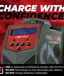 Venom Power - 7.2V 5000mAh 6-Cell NiMH RC Battery - HXT 4.00mm Plug, 12 AWG Soft Silicone Wire Connector - for Remote Controlled Vehicles, 1/10 Redcat Buggy, Car, Truck and Crawler 13 81Y6GQm1PL