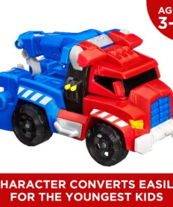 Transformers Playskool Heroes Rescue Bots Optimus Prime Converting Toy Robot Action Figure, Toys for Kids Ages 3 and Up 17 81Y6gyJidVL