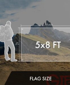 G128 American USA Flag | 5x8 Ft | ToughWeave Series Embroidered 300D Polyester | Country Flag, Embroidered Stars, Sewn Stripes, Indoor/Outdoor, Brass Grommets 29 81Y76zFRpNL