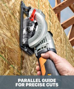 Worx WX429L 4 Amp WORXSAW 4.5" Electric Compact Circular Saw 32 81Y7F08iwfL