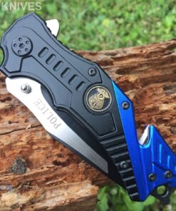 Alternative view of Snake Eye Tactical Rescue Style Folding-Pocket Knife with Clip PD