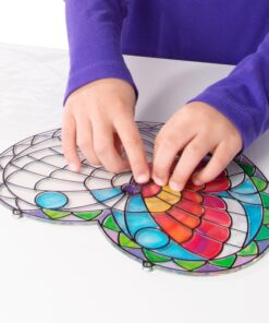 Melissa & Doug Stained Glass Made Easy Activity Kit: Butterfly - 140+ Stickers - Kids Sticker Stained Glass Craft Kit; Sun Catchers For Kids Ages 5+ 25 81Y93e8OL9L