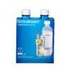 SodaStream Carbonating Bottle, 1 liter, White (Pack of 2) Classic Carbonating Bottles White 1L Pack Of 2 12 81YAMplEgL