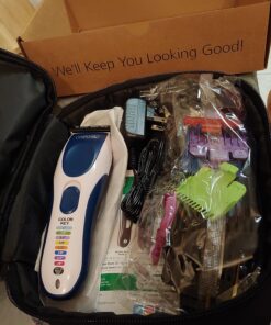 Wahl Color Pro Cordless Rechargeable Hair Clipper & Trimmer – Easy Color-Coded Guide Combs - for Men, Women, & Children – Model 9649P 47 81YBADtFfWL