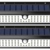 Lemontec Solar Lights, 62 LED Wall Solar Light Outdoor Security Lighting Nightlight with Motion Sensor Detector for Garden Back Door Step Stair Fence Deck Yard Driveway, 2 Pack 2 81YBMEgfiL