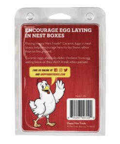 Alternative view of Happy Hen Treats Ceramic Nest Eggs, Brown 2 Count (Pack of 1)