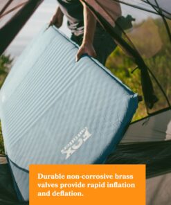 Fox Outfitters Comfort Series Self Inflating Camp Pad - Perfect Foam Sleeping Pads for Camping, Backpacking, Hiking, Hammocks, Tents (Regular) 14 81YBTFqtjrL
