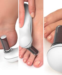 Pure Enrichment® PurePedi Deluxe 10-Piece at-Home Professional Manicure and Pedicure Electric Nail File Kit - Cordless Electric Nail Drill and Callus Remover Tool with Protective Cap 23 81YBmU5XQdL