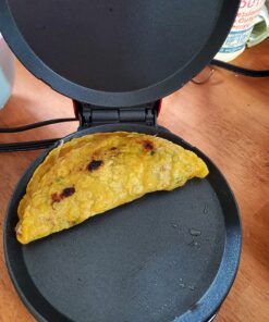 DASH 8” Express Electric Round Griddle for for Pancakes, Cookies, Burgers, Quesadillas, Eggs & other on the go Breakfast, Lunch & Snacks - Red 33 81YDe7ga0JL