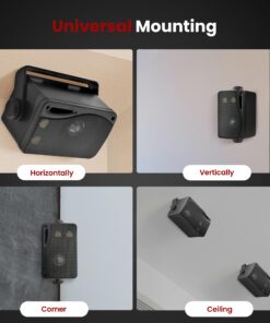 Pyle 3-way Mini Box Speaker System - 3.5 Inch 200 Watt Waterproof Marine Grade Mount Speakers - in a Heavy Duty ABS Enclosure Grill - Home, Boat, Poolside, Patio Indoor Outdoor Use (Black) Chimmy 23 81YDwB whyL