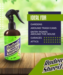 Rodent Sheriff Repellent Spray | Ultra-Pure Peppermint Oil Pest Control | Repels Mice, Racoons, Ants, and More 2 16 81YErxA9kL
