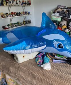Intex Lil' Whale Ride-On, 60" X 45", for Ages 3+ 14 81YFB4fyUkL