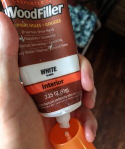 Elmer's E855 Carpenter's Wood Filler, 3.25-Ounce Tube, White 24 81YIHHPGveL