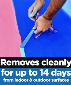 ScotchBlue Original Multi-Surface Painter's Tape, 1.88 Inches x 60 Yards, 1 Roll, Blue, Paint Tape Protects Surfaces and Removes Easily, Multi-Surface Painting Tape for Indoor and Outdoor Use 29 81YJAxrVT3L