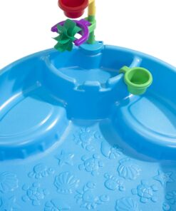 Step2 Play & Shade Pool for Kids, Outdoor Summer Pool with Umbrella, Easy to Assemble, 7 Piece Accessory Kit, Toddlers 2+ Years Old, Multicolor 19 81YJeR4RhWL