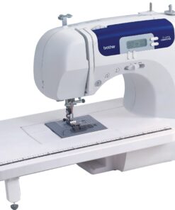 Brother Sewing and Quilting Machine, CS6000i, 60 Built-in Stitches, 2.0" LCD Display, Wide Table, 9 Included Sewing Feet, Beige/Blue 43 81YL61HfS4L