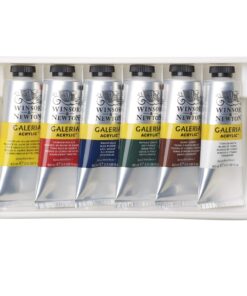 Winsor & Newton Galeria Acrylic Paint, 6 x 60ml (2--oz) Tube Paint Set 6 x 60ml (2-oz) 9 81YLpESiYQL