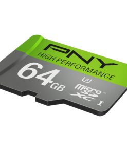 PNY U3 High Performance 64GB High Speed MicroSDXC Class 10 UHS-I, up to 60MB/sec Flash Memory Card (P-SDUX64U360G-GE) 64 GB 14 81YNXd0ULL