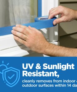 Scotch Painter's Tape Original Multi-Surface Painter's Tape, 2.83 Inches x 60 Yards, 1 Roll, Blue, Paint Tape Protects Surfaces and Removes Easily, Multi-Surface Painting Tape for Indoor and Outdoor Use 24 81YOrjaBOjL 1