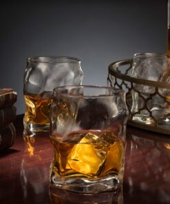 Bormioli Rocco Set Of 4 Sorgente DOF Whiskey Glass 14¼-Ounce Crystal-clear Cocktail Glasses Barware, For Bourbon, Scotch, Water, Juice, Drinking Glasses Set, Made In Italy. 16 81YOuYlQ7jL