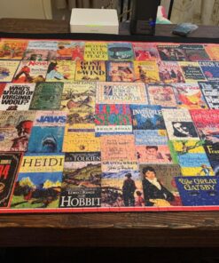 White Mountain Puzzles "Best Sellers", Vintage Book Covers Collage, 1000 Piece Jigsaw Puzzle 22 81YOxDspEnL