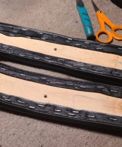 Reed Leathers Hides - Cow Leather Skins (12 X 24 Inches 2 Square Foot, Black) 12 X 24 Inches 2 Square Foot 54 81YP0WuwBlL