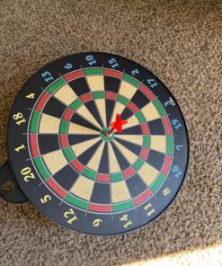 Magnetic Dart Board - 12pcs Magnetic Darts (Red Green Yellow) - Excellent Indoor Game and Party Games - Magnetic Dart Board Toys Gifts for 5 6 7 8 9 10 11 12 Year Old Boy Kids 27 81YQ3qBMy4L