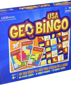 GeoBingo USA Educational Geography Board Game 11 81YR9T9XQmL