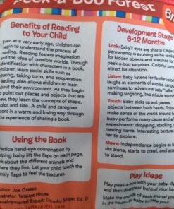 Lamaze Peek-A-Boo Forest Soft Baby Book - Clip-On Cloth Book - Washable Crinkling Fabric Pages for Sensory Play - Teething and Learning Toys for Babies - 6 Months and Up 72 81YRfrMCtUL