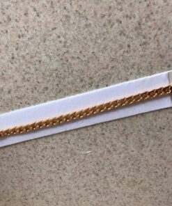 U7 Link Bracelets for Men, Stainless Steel/Black/Gold Plated Cuban Link Chain Bracelets, Unisex Chunky Bracelets, Xmas Fathers Day Jewelry for Him 03.Cuban link-7mm-gold 8.2 Inches 24 81YRpT HUCL