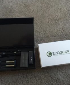 EcoGear FX Complete LED Tactical Flashlight Kit TK120 Flashlight with Rechargeable Battery: High Lumens with 5 Light Modes, Water Resistant, Adjustable Focus Zoom 92 81YSeJGTQUL