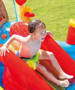 Intex Rainbow Ring Inflatable Play Center, 117" X 76" X 53", For Ages 2+ 1 Pack 31 81YSrzj7gL