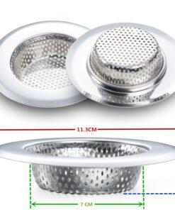 Fengbao 2PCS Kitchen Sink Strainer - Stainless Steel, Large Wide Rim 4.5" Diameter 27 81YTNo4csXL