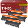 Toner Kingdom Compatible Toner-Cartridge Replacement for Brother TN450 TN-420 TN-450 TN420 for HL-2270DW HL-2280DW HL-2230 HL-2240 MFC-7360N MFC-7860DW DCP-7065DN Intellifax 2840 2940 (Black, 4 Pack) 41 81YTaAJ0KjL