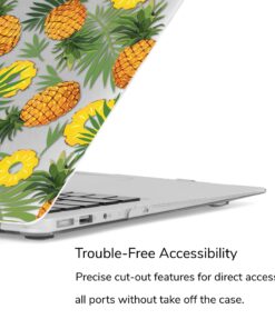 GMYLE MacBook Air 13 Inch Case A1466 A1369 Old Version 2010 2017, Hard Shell Plastic Clear Crystal Glossy Snap On Cover (Pineapple The Tropical Fruit) MacBook Air 13" (A1369/A1466) Sweet Pineapple 10 81YVjGSPSL