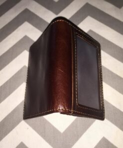 RFID Blocking Front Pocket Slim Leather Bifold Wallet Credit Card Case Holder ID Window small Coffee 19 81YVuDsMMhL