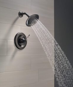 Delta Faucet Windemere 14-Series Shower Faucet Set, Shower Handle, Oil Rubbed Bronze Shower Faucet, Delta Shower Trim Kit, Oil Rubbed Bronze BT14296-OB (Valve Not Included) Without Rough 19 81YWwmjeRJL