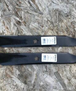 MaxPower 561713B 2-Blade Set for 42" Cut Poulan/Husqvarna/Craftsman Replaces 138498, 138971, 138971X431, 532138971, 53-21278-43, 53-21384-98, Black 20 81YXTrMKnDL