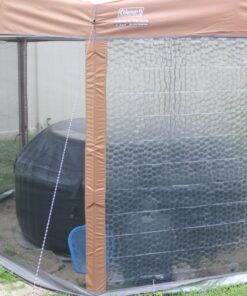 Coleman Back Home Screen Canopy Tent with Instant Setup, Outdoor Gazebo for Bug-Free Lounging, Shelter Fits Over Picnic Tables for Parties, Events, Tailgating, Picnics, & More 12 X 10 Ft 46 81YXzklJUfL