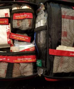 Survival Workplace/Home First Aid Kit USA - with a MOLLE System for Emergency Care at Home/Workplace 49 81YY1OEI1CL